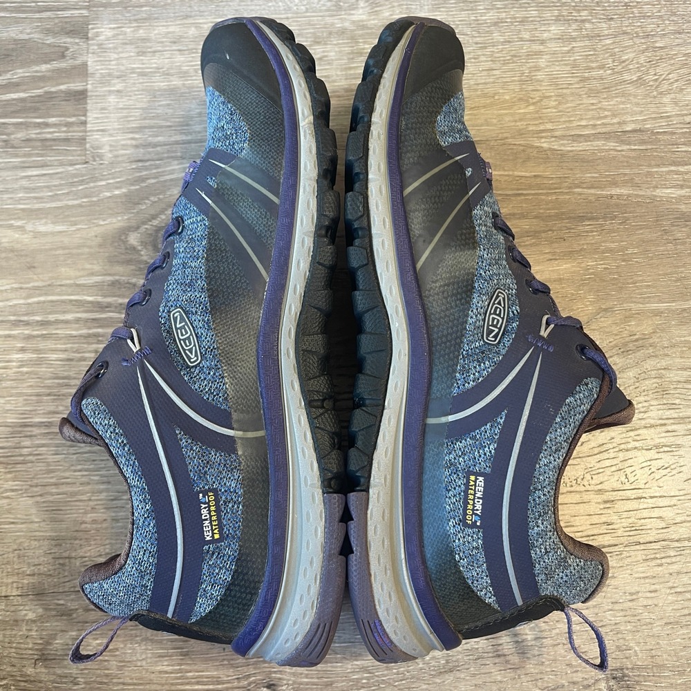 KEEN Terradora Waterproof Hiking Shoes Blue Purple Womens Size 9 1016506